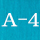 A-4シャッフル（経糸：青緑×緯糸：青）